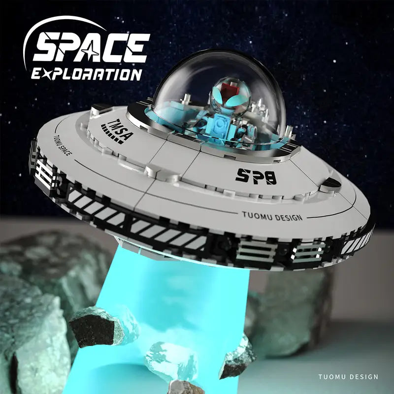 🛸Space UFO Spaceship Building Sets