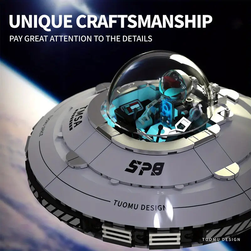 🛸Space UFO Spaceship Building Sets