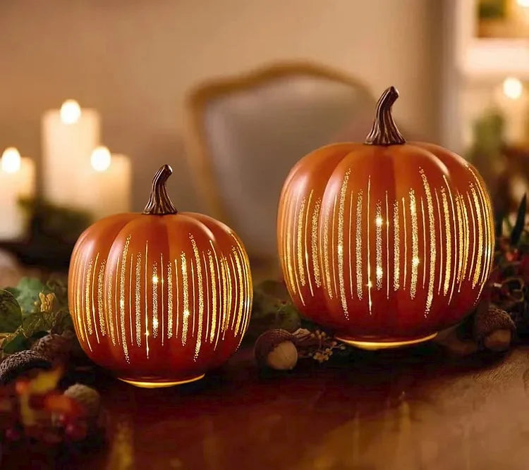 š„2025 HOT SALE - šBuy Large, Get Small FREE! šāØ Illuminated Starry Night Pumpkins by ValerieāØ