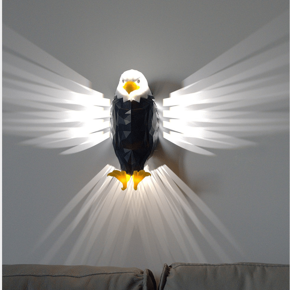 🦅Bald Eagle Wall Light✨Cool Wings🪽