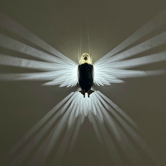 🦅Bald Eagle Wall Light✨Cool Wings🪽